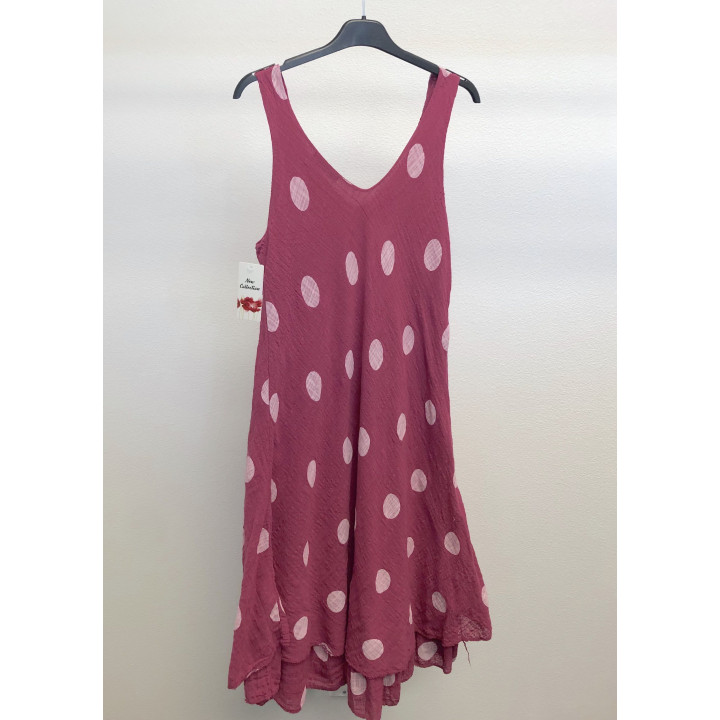 Polka Dot Sleeveless Dress