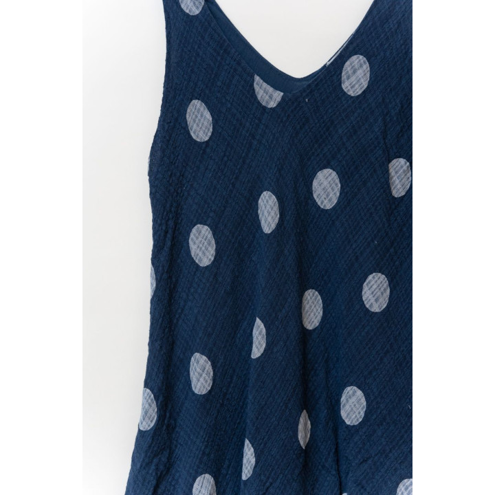 Polka Dot Sleeveless Dress