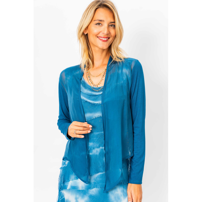 Short silk Jacket