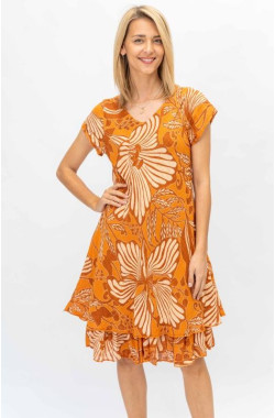 Short sleeves Printed Dress