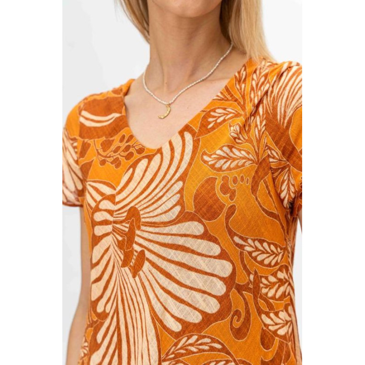 Short sleeves Printed Dress