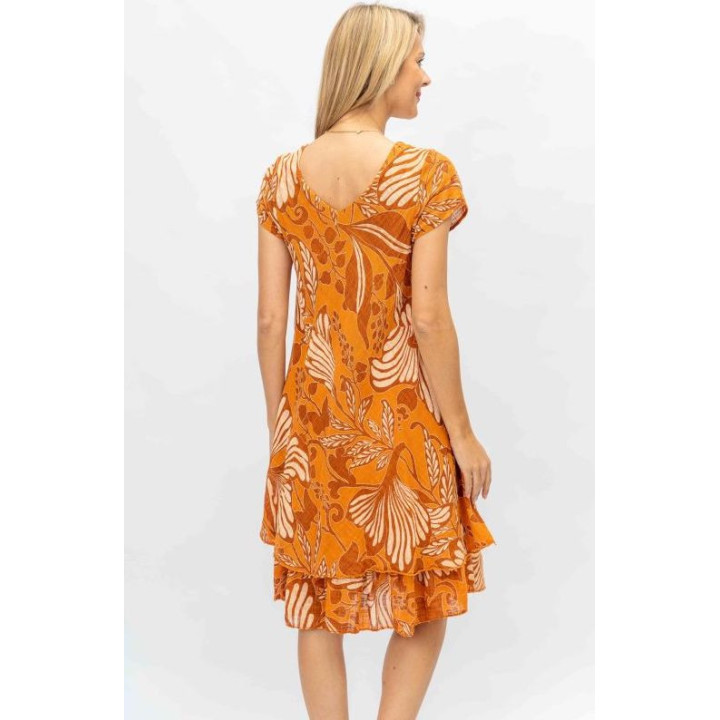 Short sleeves Printed Dress