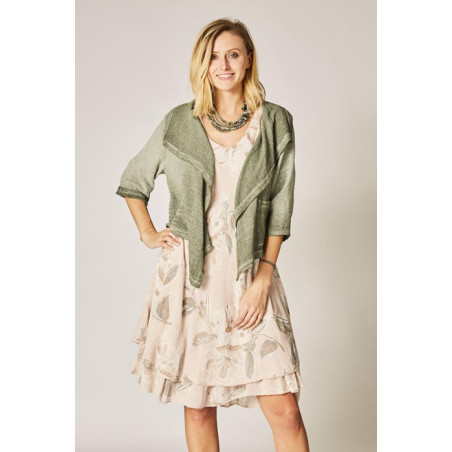 Sleeveless flower printed Dress