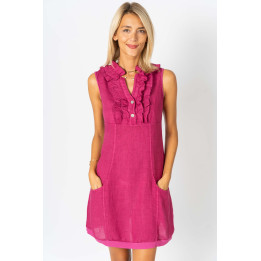 Solid Linen Dress