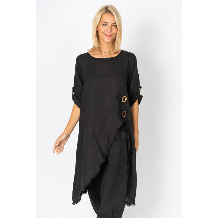 High Low Detailed Top