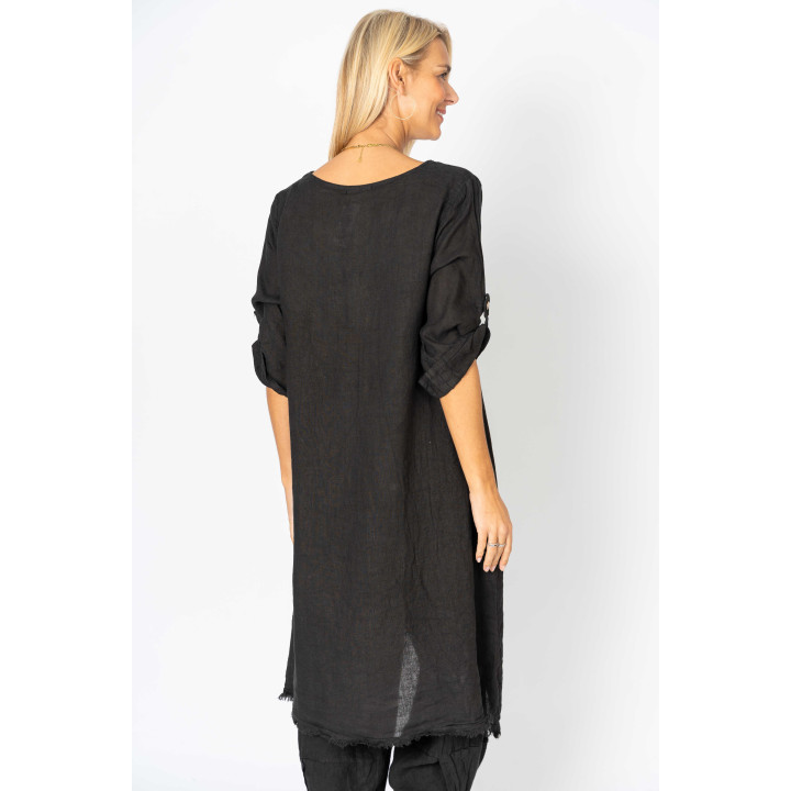 High Low Detailed Top