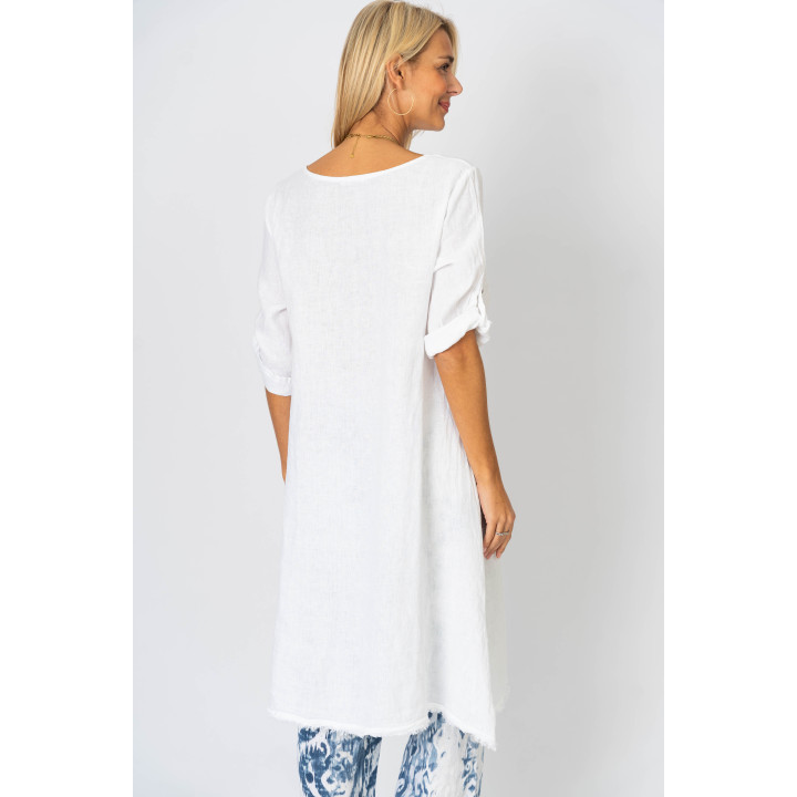 High Low Detailed Top
