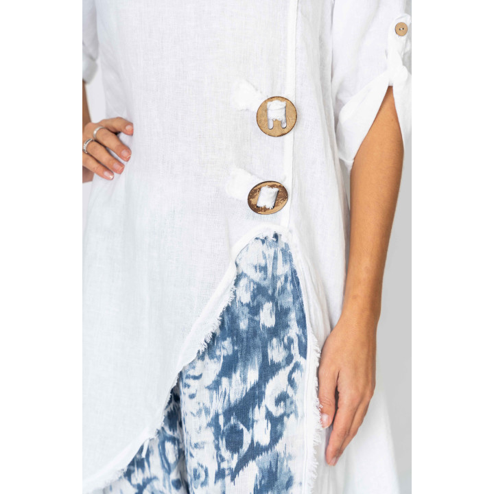 High Low Detailed Top
