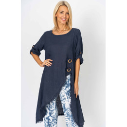 High Low Detailed Top