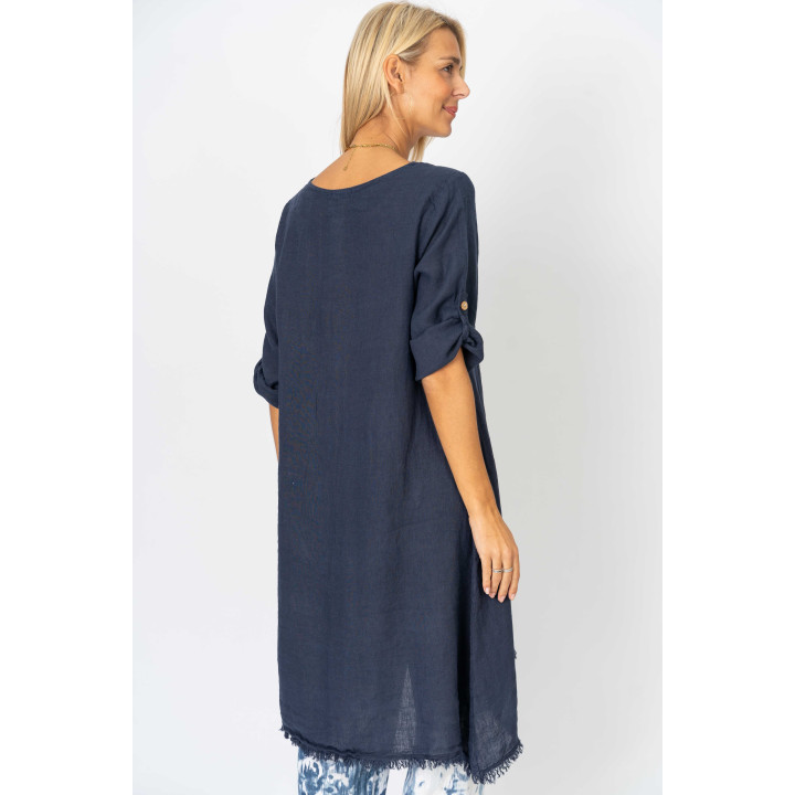 High Low Detailed Top