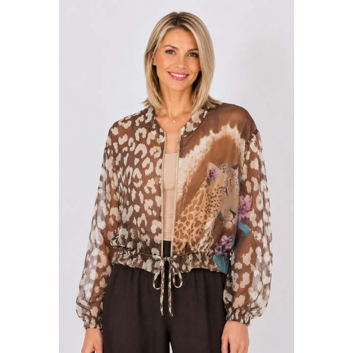 Cheetah Printed Jacket