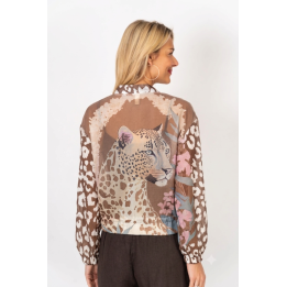 Cheetah Printed Jacket