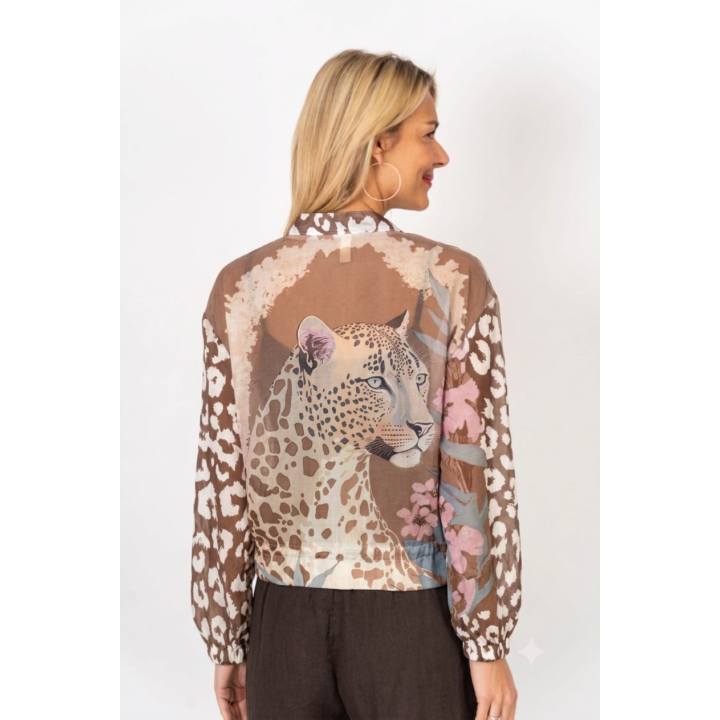Cheetah Printed Jacket