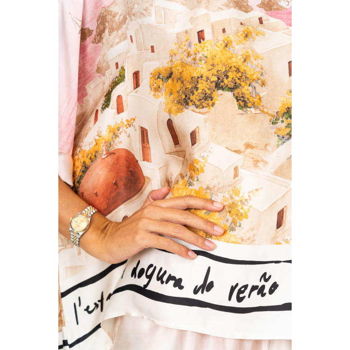 Italian Village Satin Top